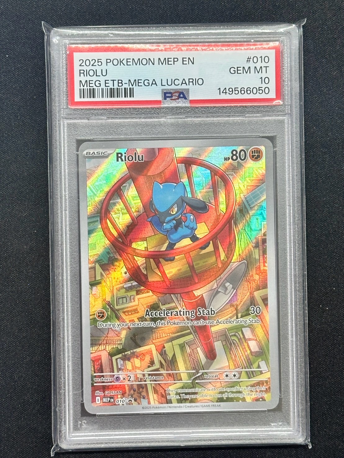 Pokémon Riolu #010 Me: Mega Evolution Promo Holo 